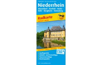Radkarten Deutschland Niederrhein, Radkarte 1:100.000 Freytag-Berndt und ARTARIA