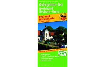 Radkarten Deutschland Ruhrgebiet Ost - Dortmund - Bochum - Unna, Rad- und Wanderkarte 1:50.000 KOMPASS freytag & berndt