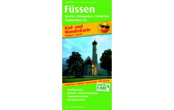 Wanderkarten Österreich Rad- und Wanderkarte 0257, Füssen und Umgebung 1:50.000 KOMPASS freytag & berndt