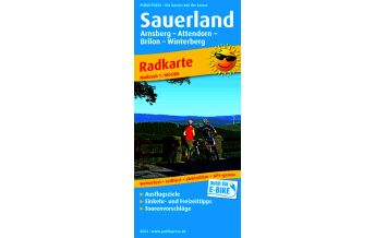 Radkarten Deutschland Sauerland, Radkarte 1:100.000 KOMPASS freytag & berndt