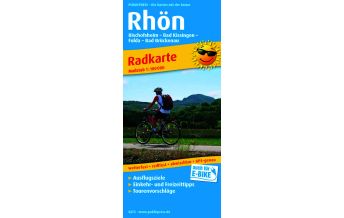Radkarten Deutschland Rhön, Radkarte 1:100.000 KOMPASS freytag & berndt