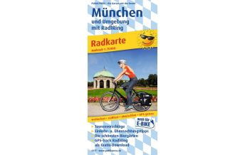 Radkarten Deutschland München und Umgebung mit RadlRing, Radkarte 1:75.000 KOMPASS freytag & berndt