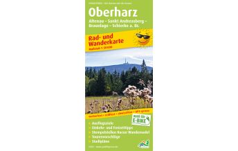 Radkarten Deutschland Oberharz, Rad- und Wanderkarte 1:50.000 Freytag-Berndt und ARTARIA