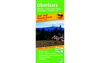 Radkarten Deutschland Oberharz, Rad- und Wanderkarte 1:50.000 KOMPASS freytag & berndt