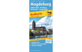 Radkarten Deutschland Magdeburg, Radkarte 1:100.000 KOMPASS freytag & berndt
