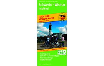 Radkarten Deutschland Schwerin - Wismar, Rad- und Wanderkarte 1:60.000 KOMPASS freytag & berndt