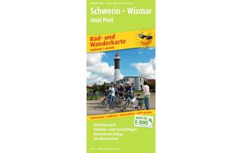 Radkarten Deutschland Schwerin - Wismar, Rad- und Wanderkarte 1:60.000 KOMPASS freytag & berndt