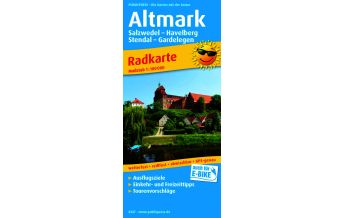 Radkarten Deutschland Altmark, Radkarte 1:100.000 KOMPASS freytag & berndt
