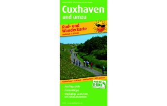 Wanderkarten Deutschland Cuxhaven und umzu, Rad- und Wanderkarte 1:60.000 KOMPASS freytag & berndt