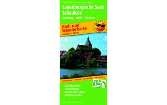 Radkarten Deutschland Lauenburgische Seen - Schaalsee, Rad- und Wanderkarte 1:50.000 KOMPASS freytag & berndt