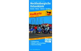 Radkarten Deutschland Mecklenburgische Ostseeküste, Radkarte 1:100.000 KOMPASS freytag & berndt