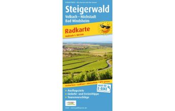 Radkarten Deutschland Steigerwald, Radkarte 1:100.000 KOMPASS freytag & berndt