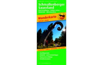 Wanderkarten Deutschland Schmallenberger Sauerland, Wanderkarte 1:30.000 KOMPASS freytag & berndt
