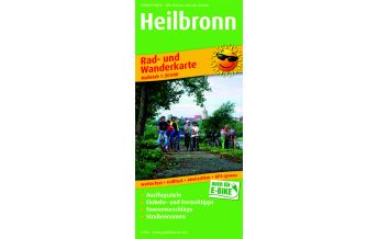 Radkarten Deutschland Heilbronn, Rad- und Wanderkarte 1:50.000 KOMPASS freytag & berndt