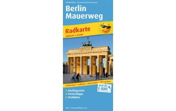 Radkarten Deutschland Berlin Mauerweg, Radkarte 1:60.000 KOMPASS freytag & berndt