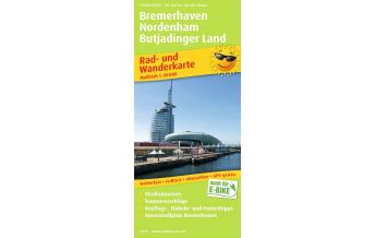 Cycling Maps Germany Bremerhaven - Nordenham - Butjadinger Land, Rad- und Wanderkarte 1:50.000 Freytag-Berndt und ARTARIA