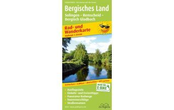 Cycling Maps Germany Bergisches Land - Solingen, Rad- und Wanderkarte 1:50.000 Freytag-Berndt und ARTARIA