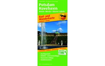 Wanderkarten Deutschland Potsdam - Havelseen, Rad- und Wanderkarte 1:50.000 KOMPASS freytag & berndt