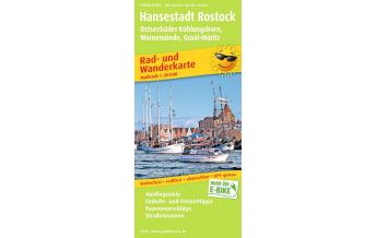 Radkarten Deutschland Hansestadt Rostock, Rad- und Wanderkarte 1:50.000 KOMPASS freytag & berndt