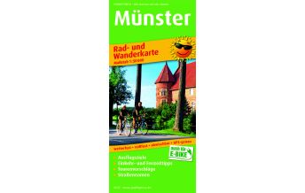 Wanderkarten Deutschland Münster, Rad- und Wanderkarte 1:50.000 KOMPASS freytag & berndt