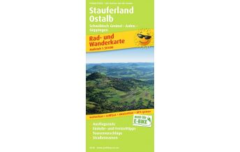 Radkarten Deutschland Stauferland - Ostalb, Rad- und Wanderkarte 1:50.000 KOMPASS freytag & berndt