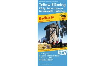 Radkarten Deutschland Teltow - Fläming, Radkarte 1:100.000 KOMPASS freytag & berndt