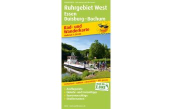 Radkarten Deutschland Ruhrgebiet West, Rad- und Wanderkarte 1:50.000 Freytag-Berndt und ARTARIA