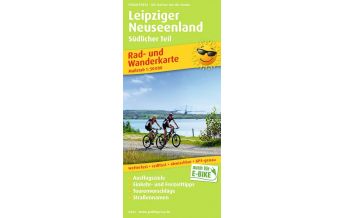 Radkarten Deutschland Leipziger Neuseenland - Südlicher Teil, Rad- und Wanderkarte 1:50.000 KOMPASS freytag & berndt