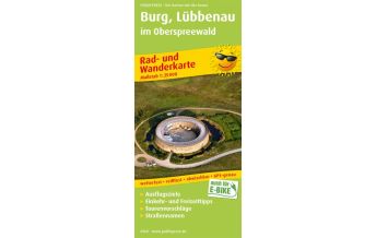 Cycling Maps Germany Burg, Lübbenau im Oberspreewald, Rad- und Wanderkarte 1:25.000 Freytag-Berndt und ARTARIA