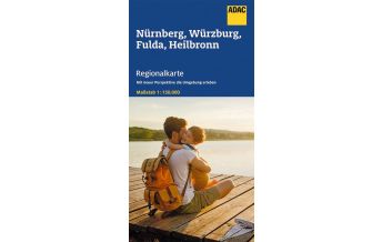 Straßenkarten ADAC Regionalkarte Blatt 12 Nürnberg, Würzburg, Fulda, Heilbronn 1:150 000 ADAC Verlag