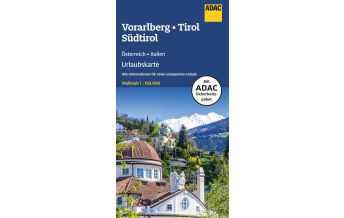 Straßenkarten Österreich ADAC Urlaubskarte Österreich 06 Vorarlberg, Tirol, Südtirol 1:150.000 ADAC Verlag