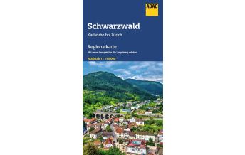 Road Maps ADAC Regionalkarte 14 Schwarzwald 1:150.000 ADAC Verlag