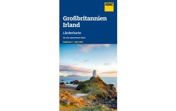 Road Maps Europe ADAC Länderkarte Großbritannien, Irland 1:650.000 ADAC Verlag
