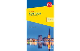 Stadtpläne Falk Cityplan Rostock 1:21.000 Falk Verlag AG