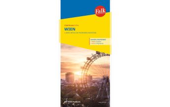 City Maps Falk Stadtplan Extra Wien 1:21.500 Mairs Geographischer Verlag Kurt Mair GmbH. & Co.