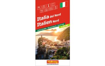 Straßenkarten Italien Italien Nord Strassenkarte 1:650 000 Hallwag Verlag