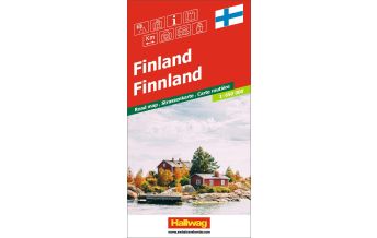 Straßenkarten Finnland Hallwag Strassenkarte Finnland 1:650.000 Hallwag Verlag
