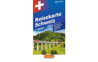 Straßenkarten Schweiz Neue Reisekarte Schweiz Hallwag Verlag