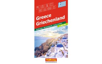 Road Maps Greece Hallwag Strassenkarte Griechenland 1:800.000 Hallwag Verlag