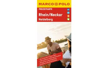 MARCO POLO Freizeitkarte Rhein, Neckar, Heidelberg 1:100 000 Mairs Geographischer Verlag Kurt Mair GmbH. & Co.