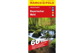 Straßenkarten Deutschland MARCO POLO Freizeitkarte 37 Bayerischer Wald 1:110.000 Mairs Geographischer Verlag Kurt Mair GmbH. & Co.