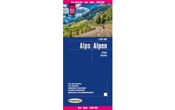 Road Maps Europe Reise Know-How Landkarte Alpen (1:550.000) Reise Know-How