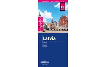 Road Maps Baltic states Reise Know-How Landkarte Lettland | Latvia (1:325.000) Reise Know-How