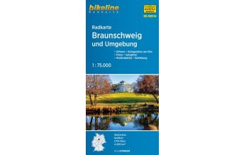 Radkarten Deutschland Bikeline-Radkarte RK-NDS14, Braunschweig und Umgebung 1:75.000 Verlag Esterbauer GmbH