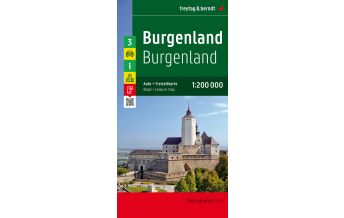 f&b Straßenkarten 
Burgenland, Autokarte 1:200.000, freytag & berndt Freytag-Berndt und ARTARIA