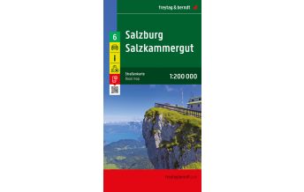 Road Maps Austria freytag & berndt Auto + Freizeitkarte, Land Salzburg - Salzkammergut 1:200.000 Freytag-Berndt und ARTARIA