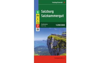Straßenkarten Österreich freytag & berndt Auto + Freizeitkarte, Land Salzburg - Salzkammergut 1:200.000 KOMPASS freytag & berndt