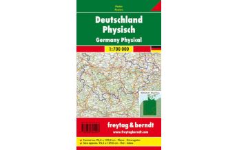 f&b Road Maps Wandkarte: Deutschland physisch 1:700.000 Freytag-Berndt und Artaria