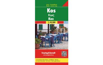 Straßenkarten Griechenland Kos, Autokarte 1:50.000, freytag & berndt KOMPASS freytag & berndt