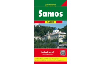 f&b Road Maps Samos, Autokarte 1:50.000, freytag & berndt Freytag-Berndt und ARTARIA